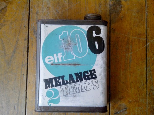Ancien bidon huile elf - bidon,
