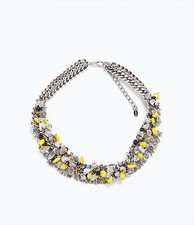 ZARA COLLIER PLASTRON CHAINE