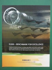 5/2009 PUB EUROJET EUROPEAN MILITARY ENGINE CONSORTIUM EJ200 ENGINE ORIGINAL AD