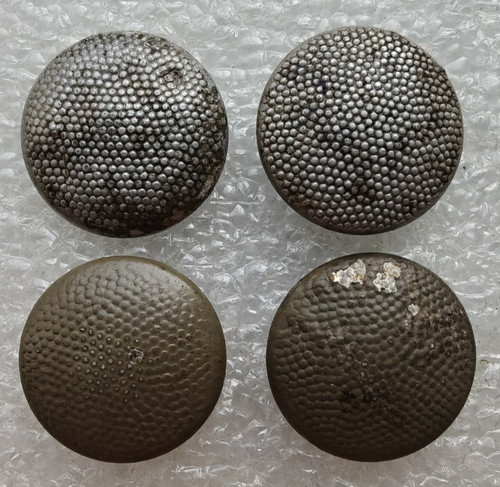 Lot boutons en - de, aluminium
