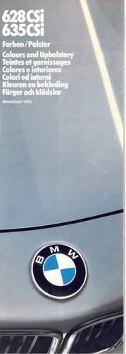 Catalogue brochure bmw 628 - catalogue,