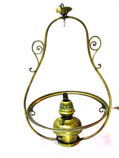 SUSPENSION LYRE LAMPE PETROLE