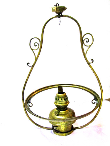 Suspension lyre lampe petrole - lampe,