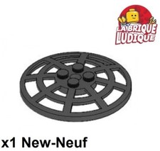 Lego 1x Dish disque radar 6x6 Webbed type 2 noir/black 4285b NEUF