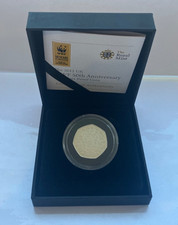 Simply-Coins ~2011 Argent Preuve World Faune Fonds Wwf Cinquante 50 Penny