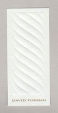 Carte publicitaire - advertising card  -   David Yurman