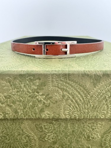 Authentic hermes brown leather - brown,