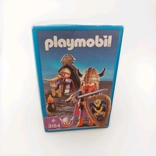 Playmobil 3154: Chef Viking Et Prince/ Boite Complète