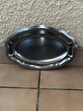 Plat En INOX  vintage années