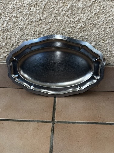 Plat inox vintage années - plat,
