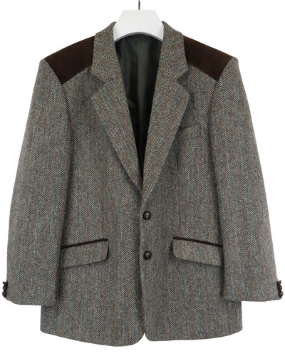 Harris tweed blazer homme - tweed,