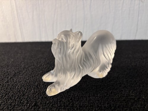 Chien yorkshire cristal de - cristal,