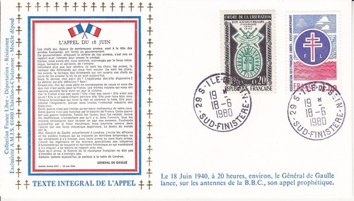 Enveloppe philatélique 1980 - enveloppe,