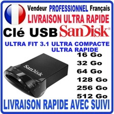 Clé USB 32 64 128 256 512 Go
