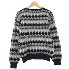 Pull Nordique Scandinave Fair Isle Vintage Tricot Homme Dy6 Taille M