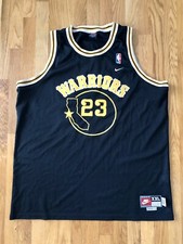 Vintage Golden State Warriors Jason Richardson Nike Rewind Swingman Jersey XXL
