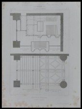 ORGUE CATHEDRALE DE SAINT BRIEUC, CAVAILLE COLL - GRAVURE 1856