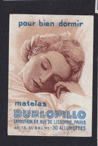 Ancienne étiquette allumettes