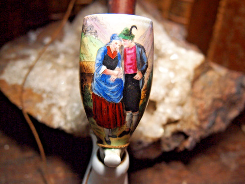 Pipe allemande porcelaine - allemande,