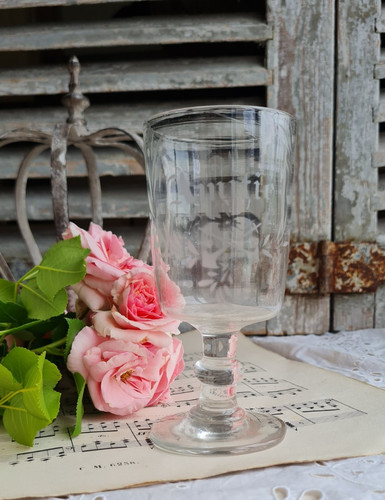 Ancien verre mariee sur - verre, de