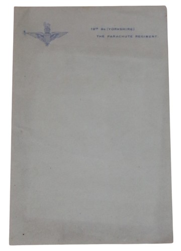 Papier lettre 12th bn - lettre,
