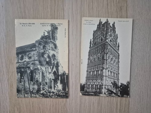 Carte postale ribécourt 60 - 1,