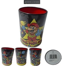 Porte-stylo Super Mario Bros – Nintendo 1992 – Vintage Officiel !Verre à stylos