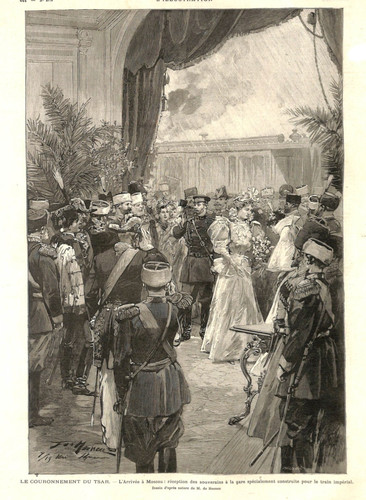 Moscou couronnement du - le,