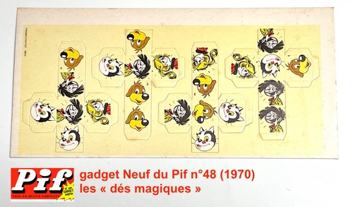 Gadget neuf dés magiques pif - gadget,
