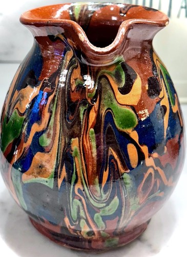 French antique pottery confit - pottery,