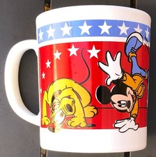 Tasse Mickey Stafforsshire, Donald, Dingo, Minnie, Pluto, Walt Disney, Mug