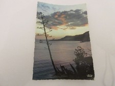 CP CARTE POSTALE COTE d'AZUR COUCHER de SOLEIL sur la MER - Ecrite - Timbrée