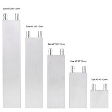Aluminum CPU Radiator Water Cooling Block Liquid Water Cooler Heat Sink