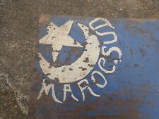 Troupes Afriques Caisse en Bois Foyers vide MAROC SUD Goumiers Tabors Meharistes