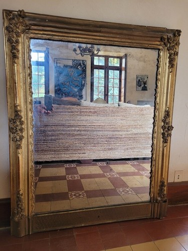 Miroir cheminée ancien - miroir, de