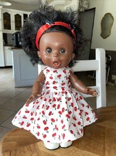 Poupée Berjusa realiste rigolote noire métisse 32 cm angel face no baby face Rar