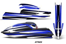 Autocollants Graphiques Pour Jet Ski Kawasaki 750 SX SXR 1992-1998 ATTACK U