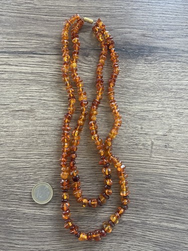Ancien collier ambre gr - collier,