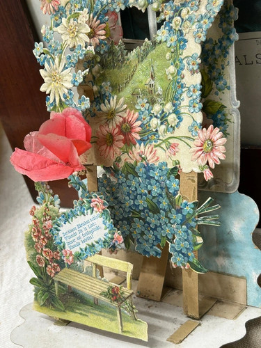 Carte fleurs myosotis - fleurs,