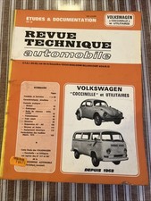 revue technique VOLKSWAGEN COCCINELLE 1200 1300 1302 1303 1500 S COMBI BUS PICK