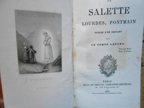 Salette lourdes pontmain le - la,