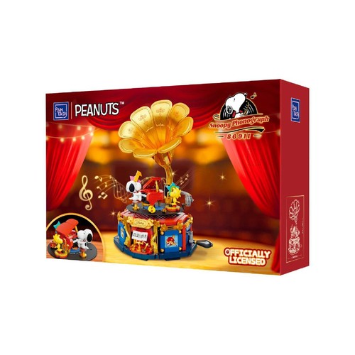 Snoopy phonographe bâtiment - snoopy,