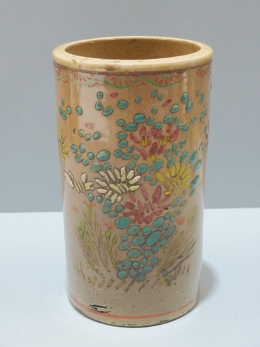 Ancien pot pinceaux terre - pot,