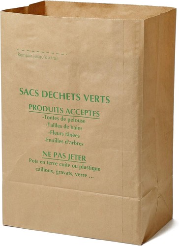 Sac papier kraft - 100, l,