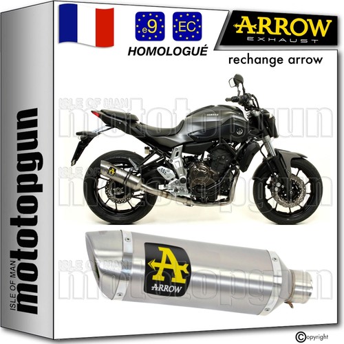 Arrow pot echappement approuve - arrow,