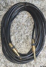 Câble Audio  studio / sono jack 6.35 / jack 6.35 - 10 mètres connecteurs doré