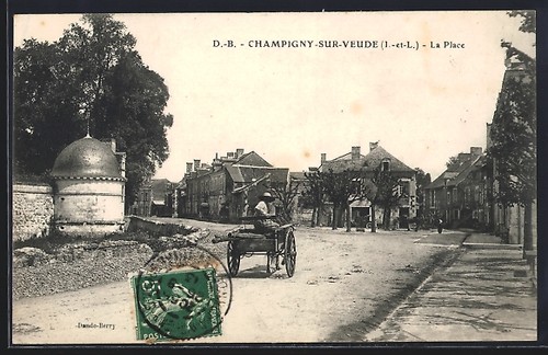 Cpa champigny sur veude la - cpa,