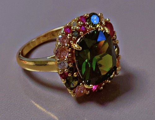 Bague plaqué bijou fantaisie