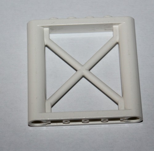 Lego white support 1x6x5 - lego,
