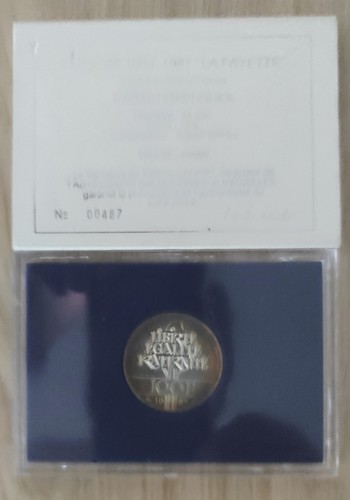 Coffret 100 francs 1987 - coffret,